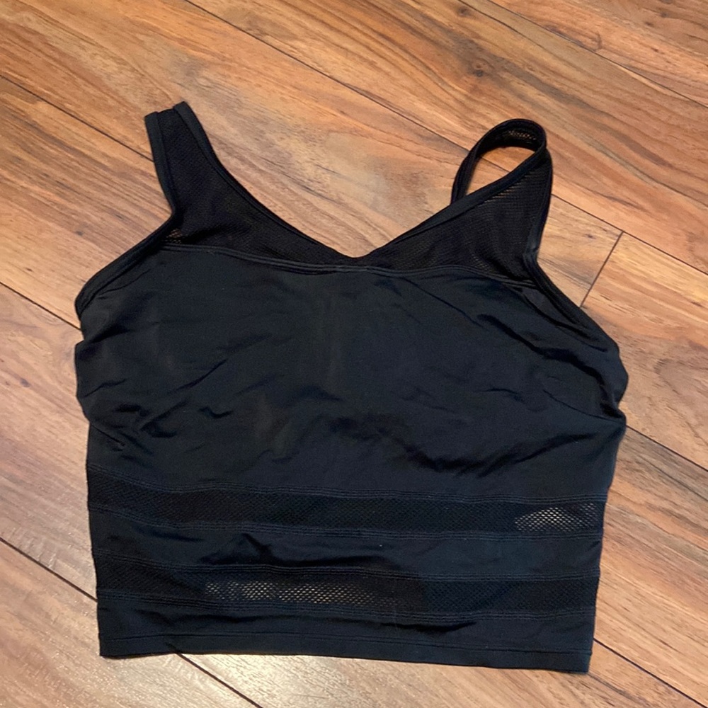 Athleta conscious crop bikini top